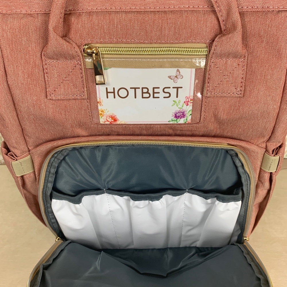 Brand new-Hotbest Diaper Backpack, Changing Area/Mat, Lots of pockets! - Picture 8 of 14